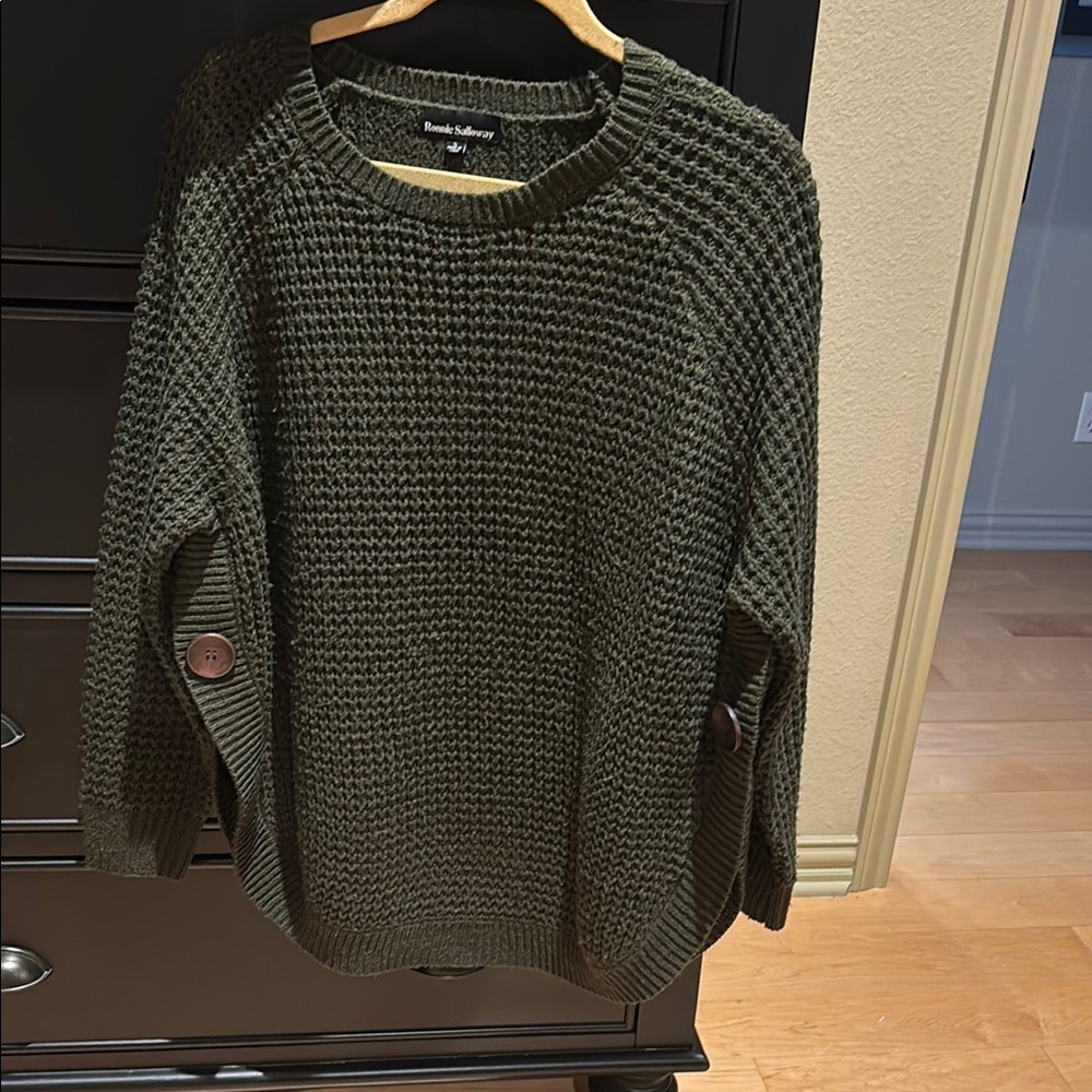 Olive green sweater